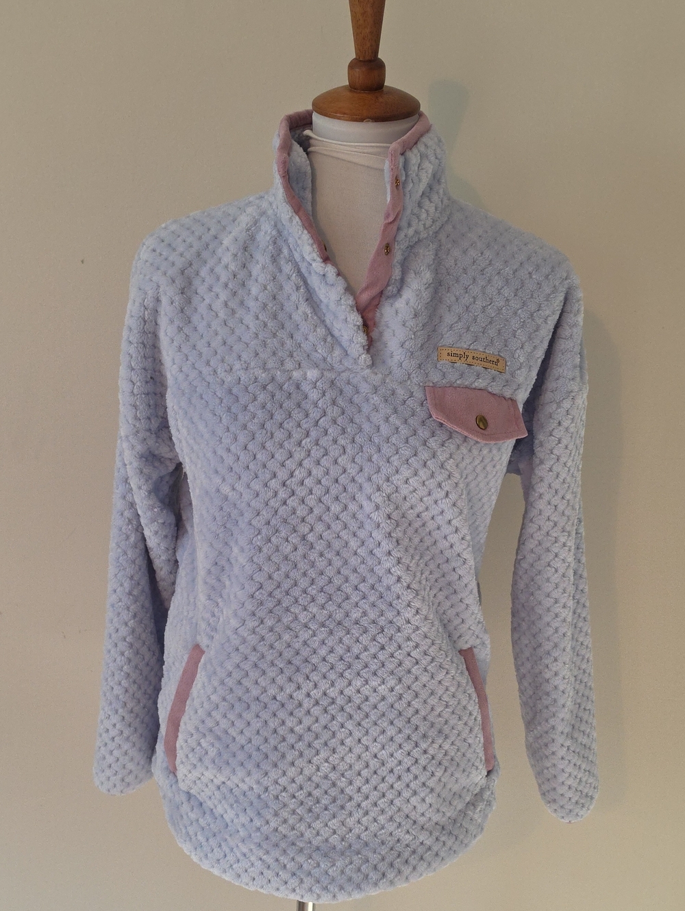 Simply Southern Light Blue Pullover